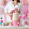 98pcs Cake Topper Foam Ball Cake Decorations Ball Shaped Cake Insert Topper for Birthday Baby Shower Wedding Decoration Supplies