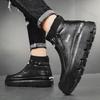 Fashion 2025 Autumn Retro British Style High Top Thick Soled Casual Shoes for Men Comfortable Versatile Non Slip Fashion Chunky sneakers