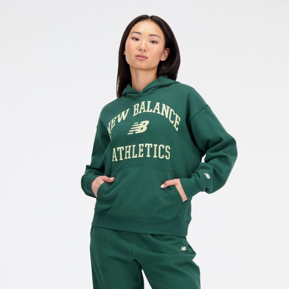 

Объемная флисовая толстовка New Balance Athletics Varsity WT33550NWG XS