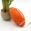 Bite Tough Squeaky Rugby Ball Rubber Dog Molar Toy Indestructible Dog Toy  Teeth Grinding Clean