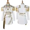 Anime Zoey Rumi Mira Cosplay Costume White PU Leather Uniform Role Play for Party Halloween Carnival Outfits