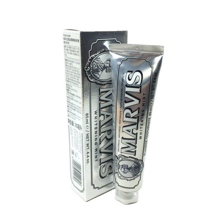 Marvis Srebrna Mięta Pasta do Zębów Wybielająca 85ml, Włochy