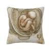 Mysterious Smile Leonardo Da Vinci Pillow Case for Sofa Mona Lisa Nordic Cushion Cover Car Pillowcase