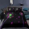 Black Dandelion Bedding Set And Pillowcase Single Twin Queen King Size Super Soft Autumn Home Textile Luxury Duvet Cover