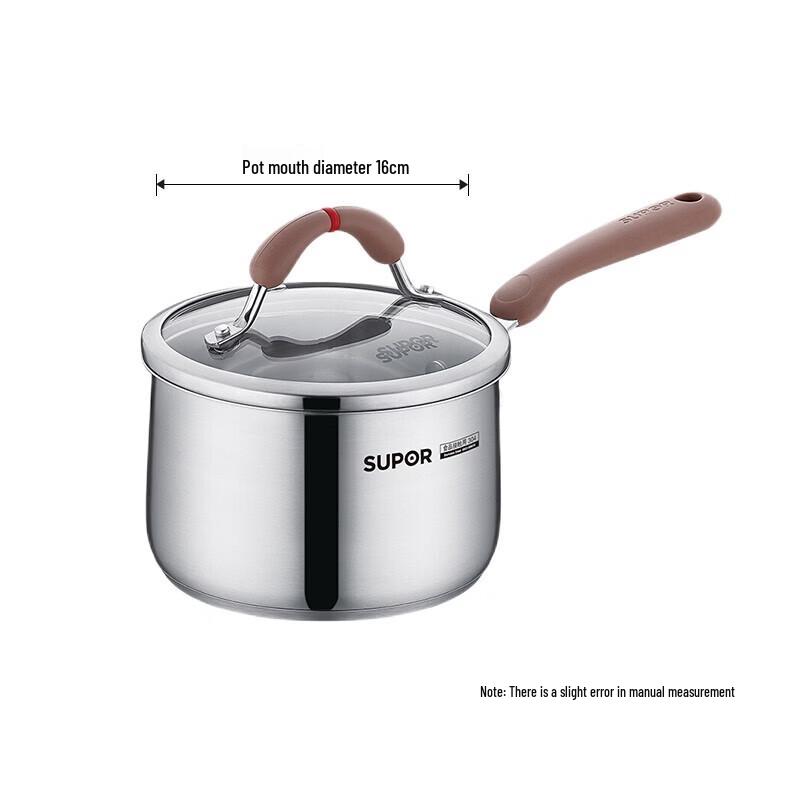 Supor 304 Stainless Steel Xincai Series Milk Pot