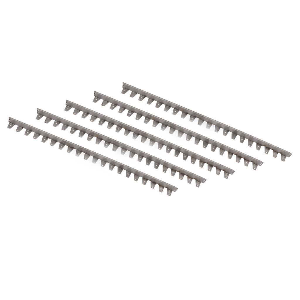 10Pcs Garden Edging Border 201 Stainless Steel Landscape Edging Kit for Flower Grass Yard