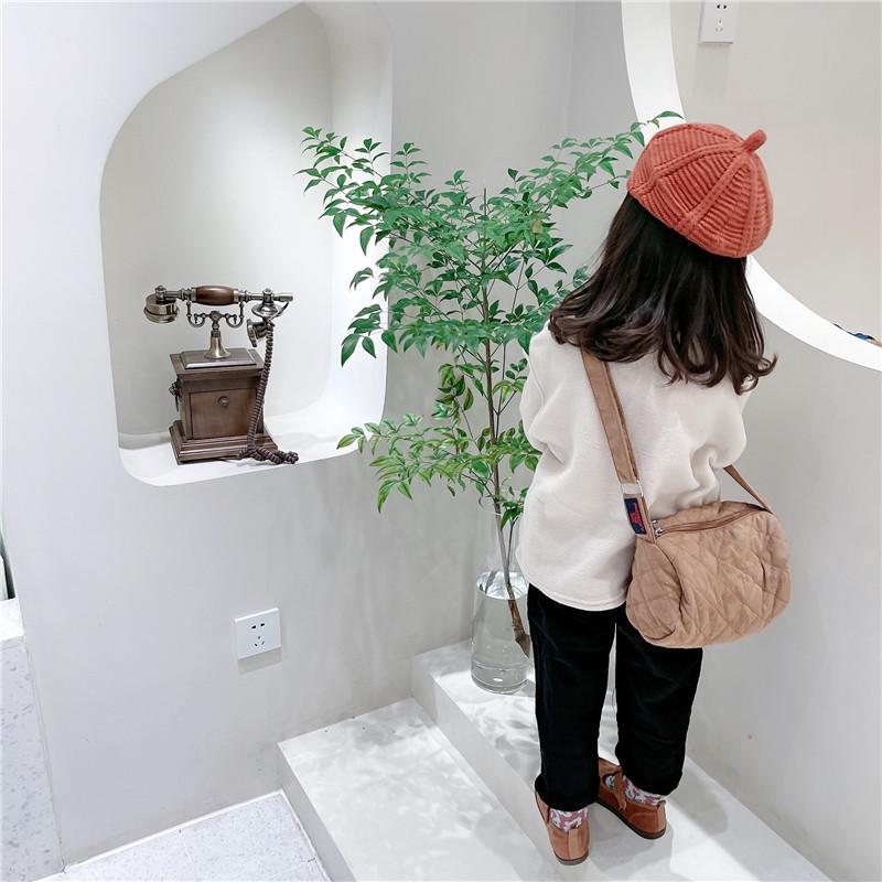 Stylish And Modern Korean Childrens Bag For Boys And Girls With Soft Faux Suede Material