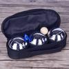 Bocce Balls Set French Petanque Game Practical Recreational Lawn Sports Boules for Garden