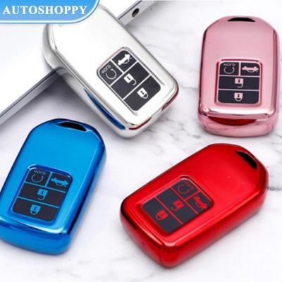 TPU Car Remote Key Cover Case for Honda Accord Civic CRV HRV Fit Freed Pilot Odyssey Vezel Key Holder Bag Fob Shell Protector