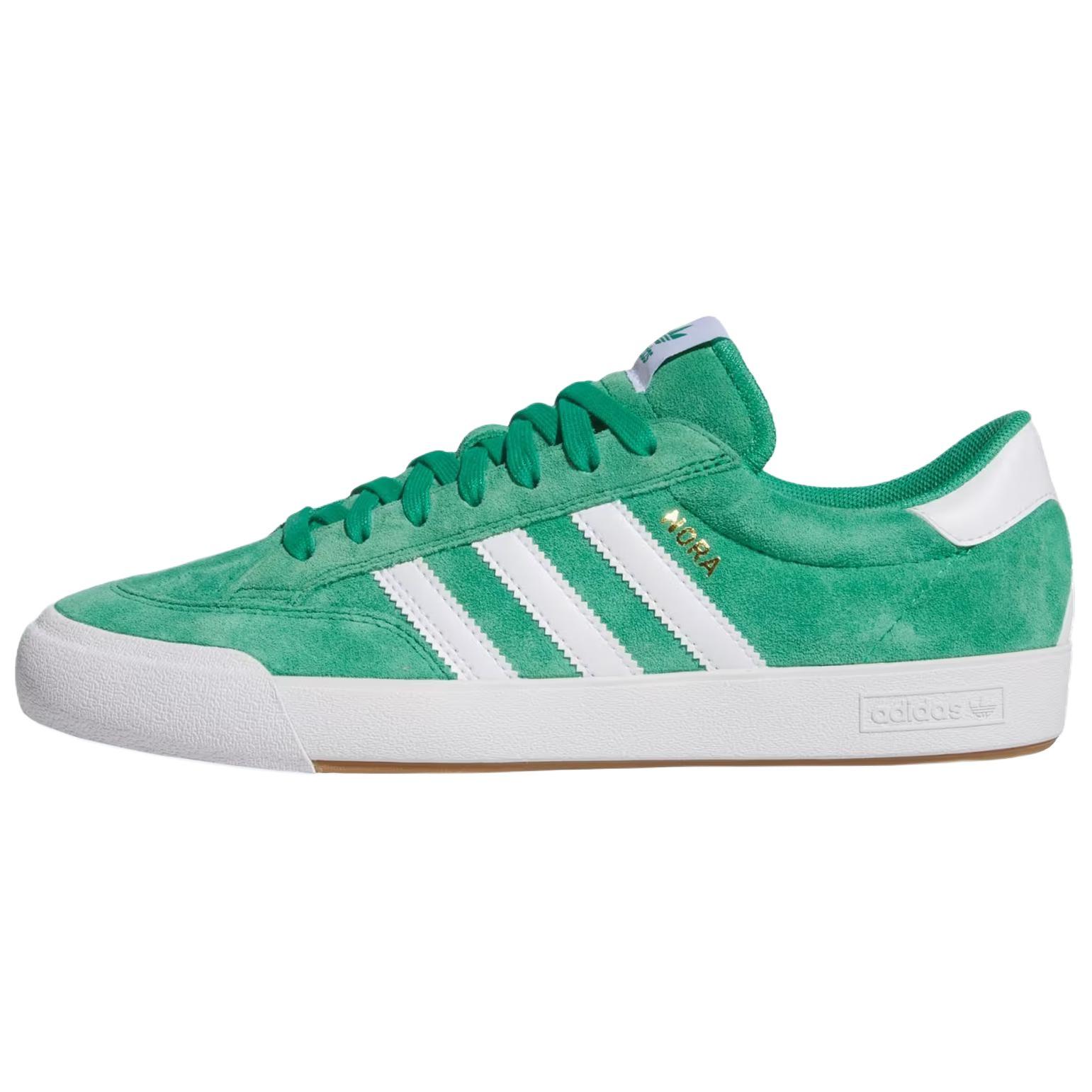 adidas Nora Court Green Unisex Sneakers Cloud-White Gum JH8144 40⅔