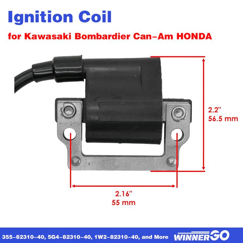 ignition Coil for Kawasaki Bombardier Can-Am HONDA DS650 DS 650 Baja X Elsinore QA Z MR MT 50 125 175 250 KLR250 KL250-D KLR 250