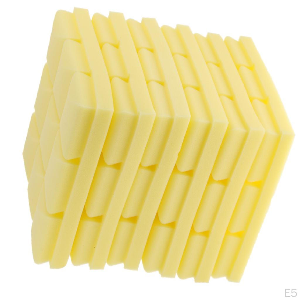 6 Pcs Studio Soundproofing Foam for Home Theatre KTV Stage