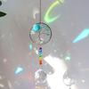 Hanging Crystal Windchimes Handmade Life Tree Pendant Craft Chain Window Car Hanging Ornament Home Outdoor Garden Decor