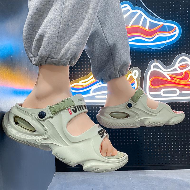 Original Men's Sandals Super Thick Soft Sole Open Toe Dual Use Sandals Slippers Summer Outdoor Beach Casual Sandal Shoes for Men