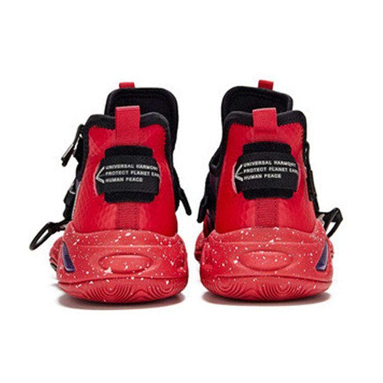 GAODA x 361 Zaku Abriebfest Atmungsaktiv Niedrig geschnitten Sport Freizeit Schuhe Damen Rot 681926720F-2