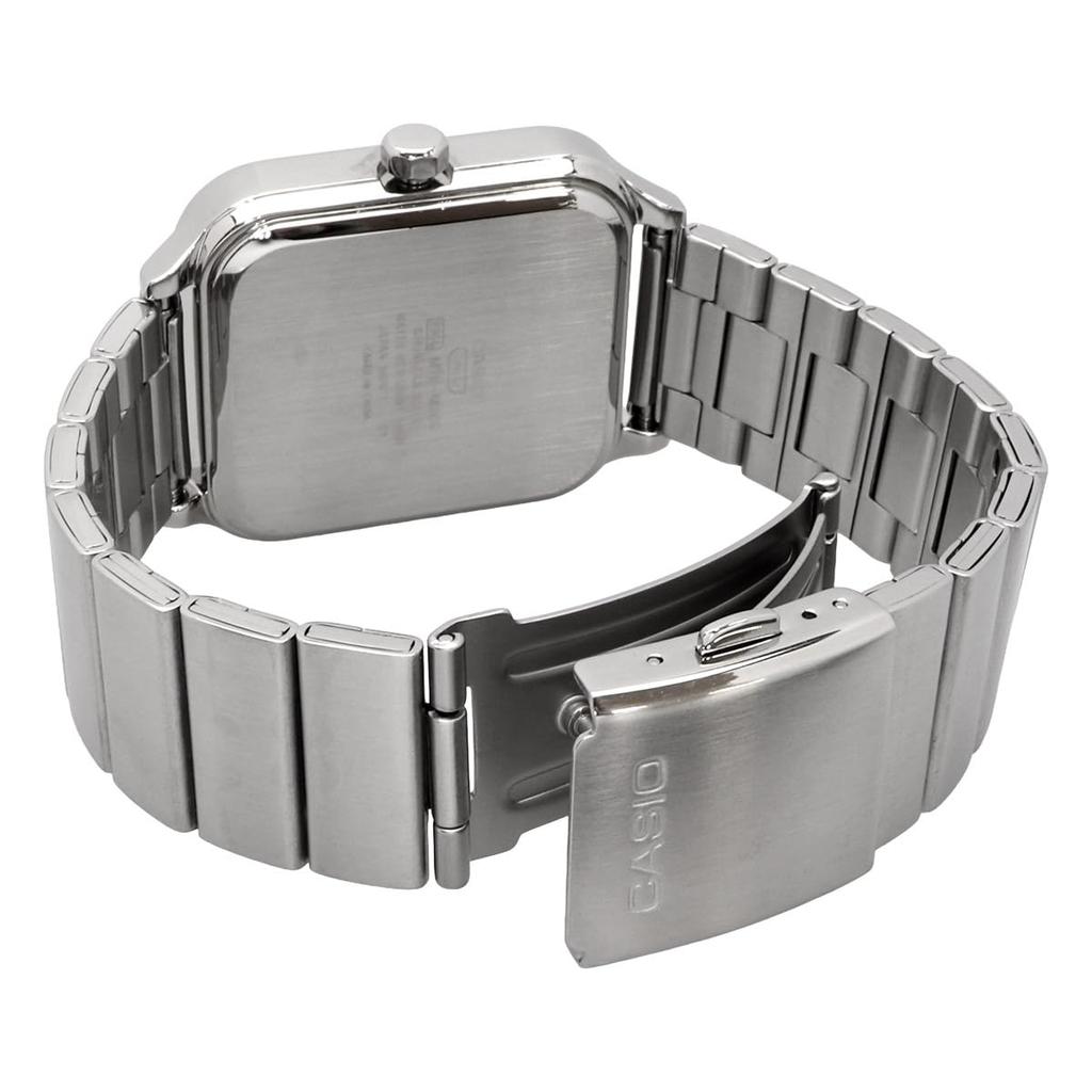 CASIO Standard Round Rectangle 24-Hour Display Multifunction Analog Men's Watch MTP-M306D-2AV Blue