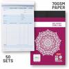 Anupam Delivery Challan Book 3 Part Pad For Small Business With Carbon Copies Cover, 50 Sets, 22X14 Cm (Pack Of 2)