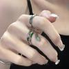 Slytherin Green Spirit Snake Dark Wind Advanced Sense Zir*****Pen Ring Female Personality Niche Design French