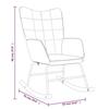 VidaXL Chaise à Bascule avec Tabouret Siège de Relaxation Fauteuil de Salon Salle de Séjour Siège de Salon Maison Intérieur 328024