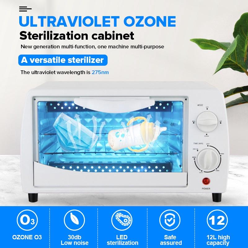 12L Ultraviolet Sterilization Machine Disinfection Cabinet Sterilizer Timer Salon Esterilizador Nail Beauty