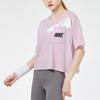 Nike T Shirts Women's Pink Crew Neck Moderate DC7190-576