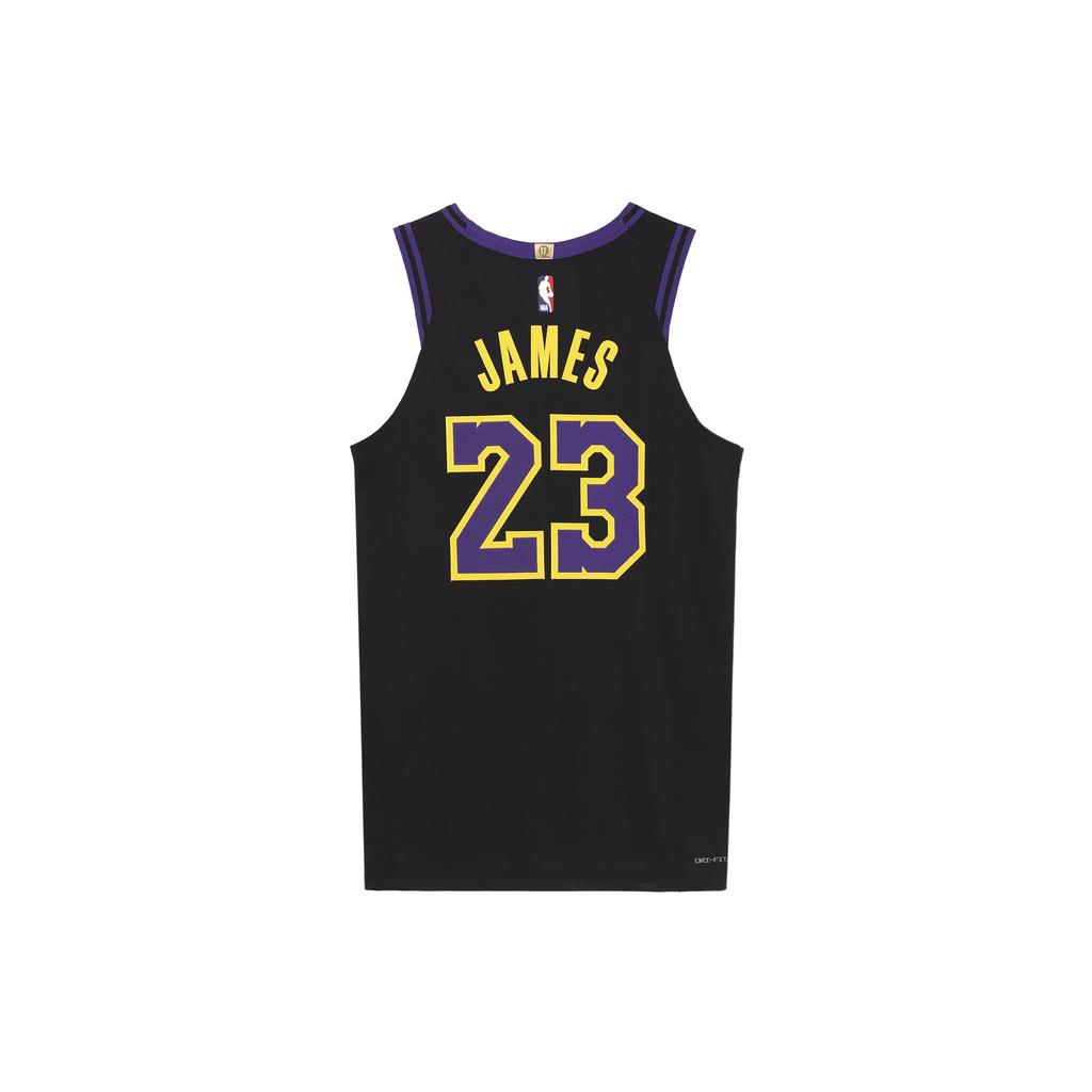 Nike Dri-FIT ADV Lebron James Los Angeles Lakers 2023/24 City Edition NBA Authentic Jersey 'Black' Men's DX8763-012