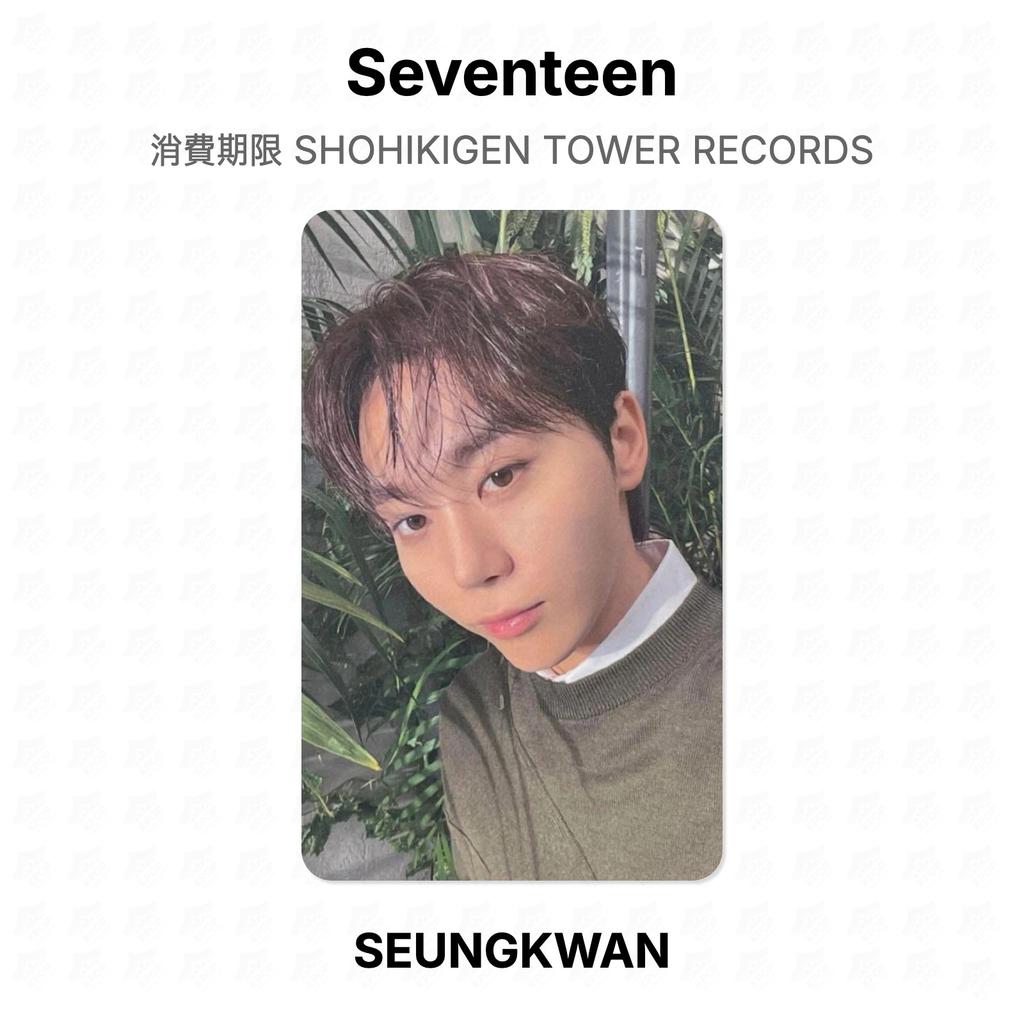 Seventeen SHOHIKIGEN TOWER RECORDS Official Photocard