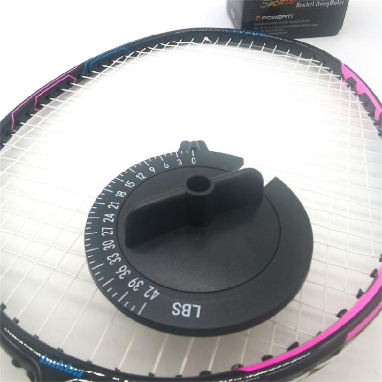Badminton Schläger Spannungskalibrator Besaitungswerkzeuge Badminton Schläger Saitenbett Spannungsmesser Spannungskalibrator