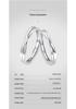 Endless Love Sterling Silver Couple's Ring Set - Open Design Valentine's Gift