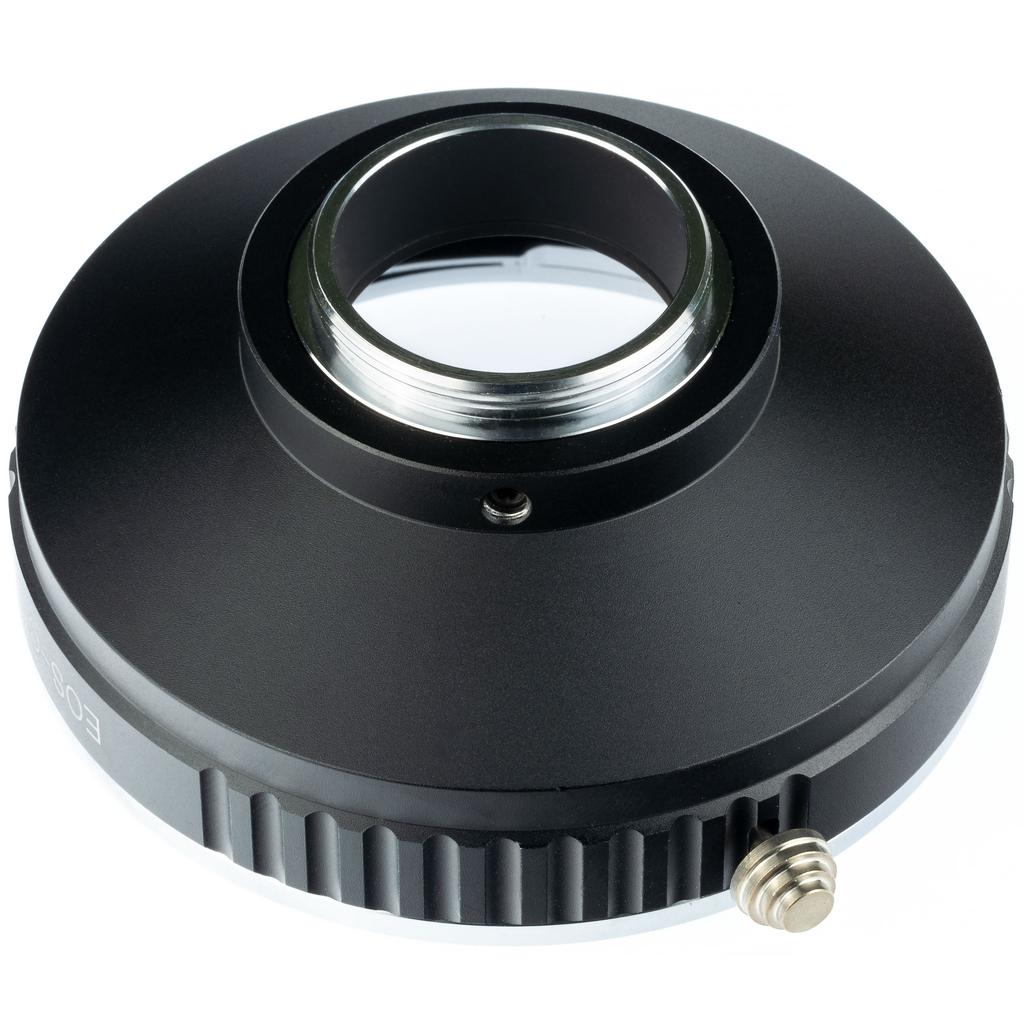 Rosfix Adapter C-Mount do Aparatu Canon EOS – Kompatybilność z Obiektywami EF i EF-S | Precyzyjna Metalowa Konstrukcja | Ręczne Sterowanie Ostrością