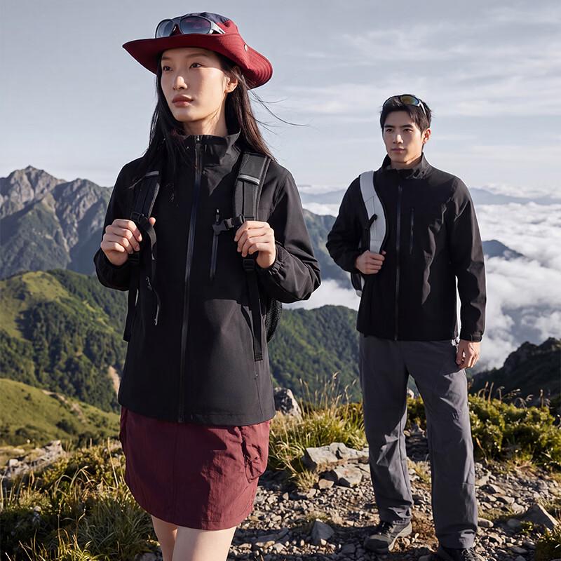 Unisex Outdoor Stand-Collar Windbreaker Jacket