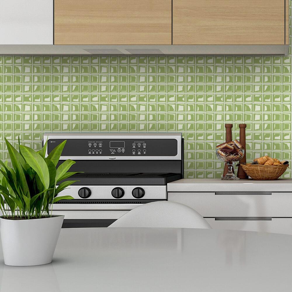 10pcs Waterproof Self Adhesive Wallpaper Self Adhesive Wall Decals  Kitchen