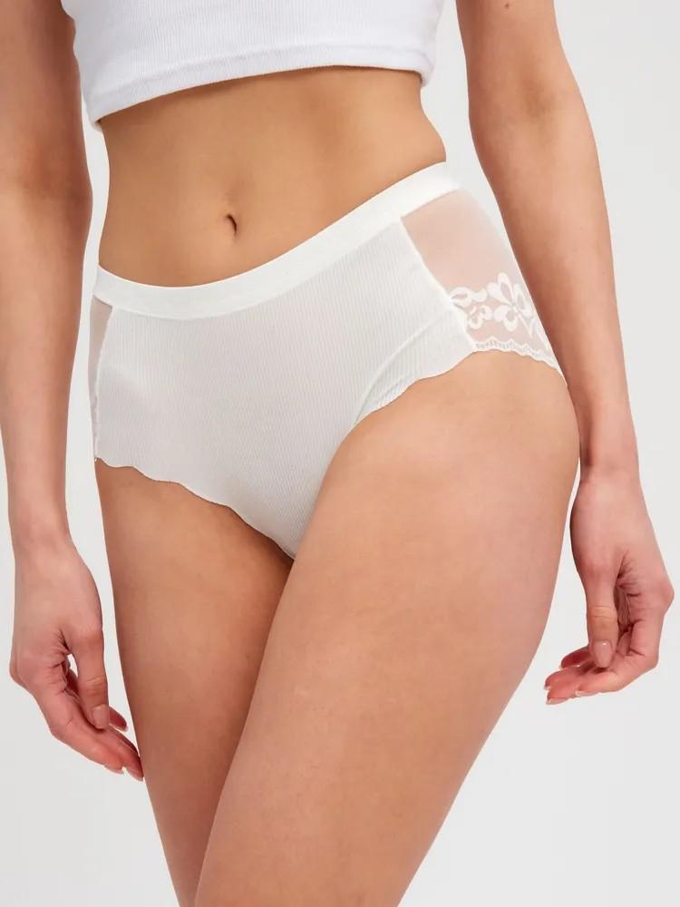 Sexy lace flower women's underwear high waist hollow fashion underwear for women