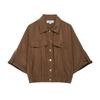 TAOP&ZA Spring/Summer Women's Casual Lapel Shirt & Tapered Pants Set