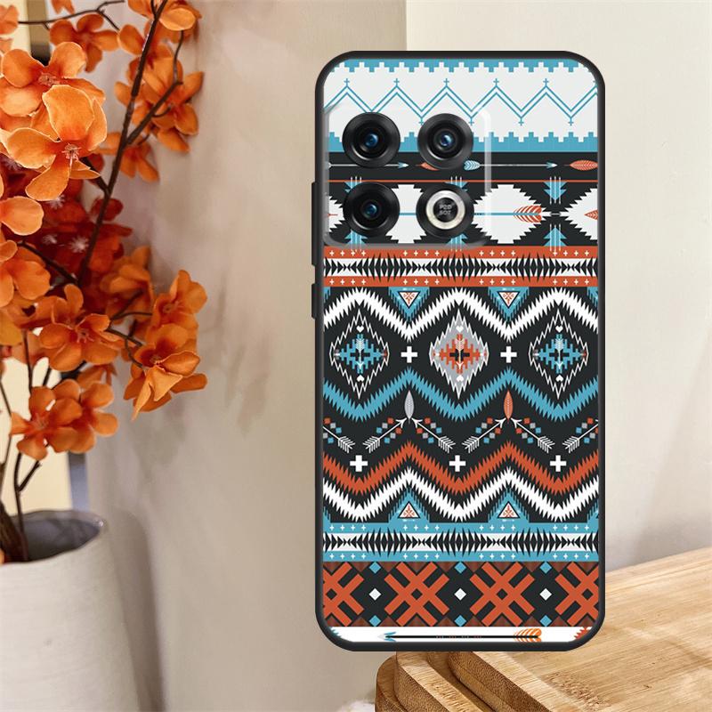 Native seamless tribal Boho Funda For OnePlus 13 13R 12 12R 11 10 Pro 8T 10T OnePlus Nord 4 CE 2 3 Lite N30 N20 N10 Case