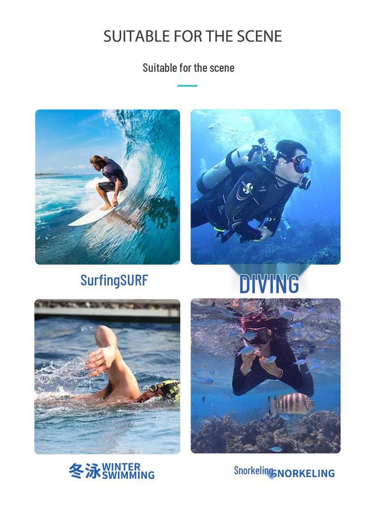 Camouflage Snorkeling & Spearfishing Wetsuit Set - 1.5/3/5MM for Cold Water Protection