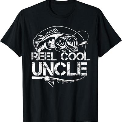 New Limited Cool Uncle Fishing Daddy Fathers Day Dad S T Shirt