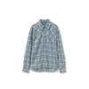 [wooyoungmi] Blue Gradation Check Western Shirt W261SH04824L