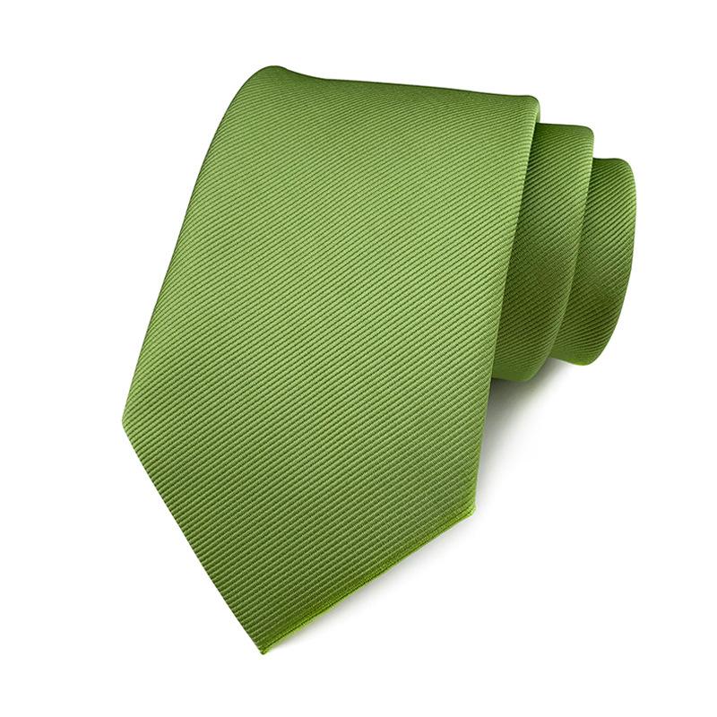 Satin Solid Color 8Cm Fashion Business Professional Men'S Tie