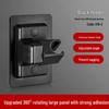 Punch-Free Adjustable Shower Head Wall Mount and Holder