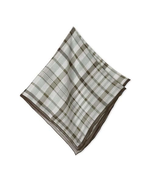 

Emi Yoryu Georgette Check Scarf 13WGG251316MNTF
