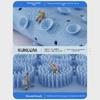 Round Non-Slip Silicone Back Scrub Brush with Suction Cup for Massage and Exfoliation