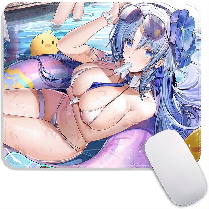 Anime Standard Mouse Pad Azur Lane Ulrich Alsace Azuma Small Gaming Mousepad Travel Mouse Mat Plymouth Non-Slip Office Mousemats