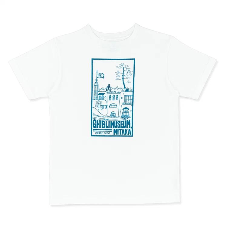 Ghibli Museum Original TShirt Ghibli Museum Mitaka White Japan New M