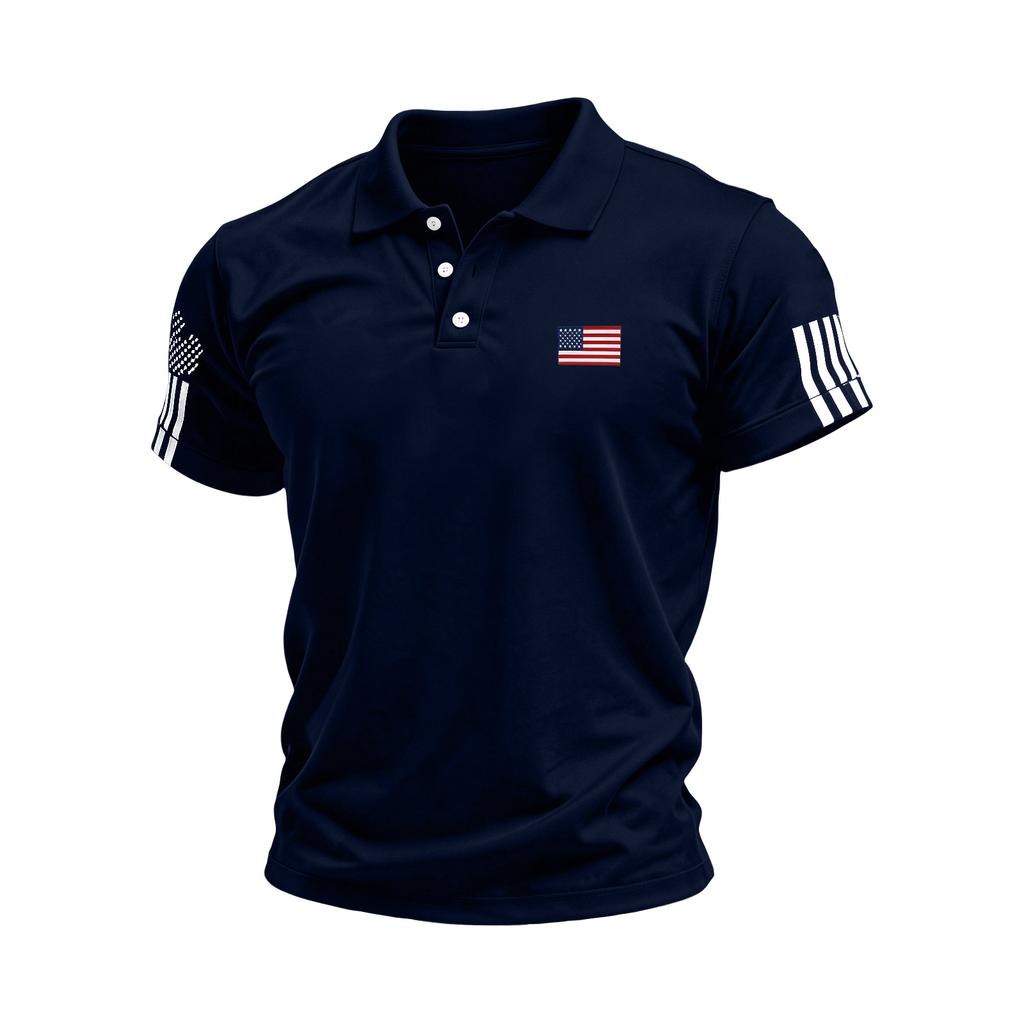 Men's Summer Print Short Sleeve Lapel Shirt Men's Casual Fashion Shirt