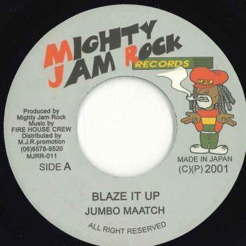 

7inch Record JUMBO MAATCH - Blaze It Up MJRR011 Mighty Jam Rock 2001 Japan Reggae, Ska & Dub Used