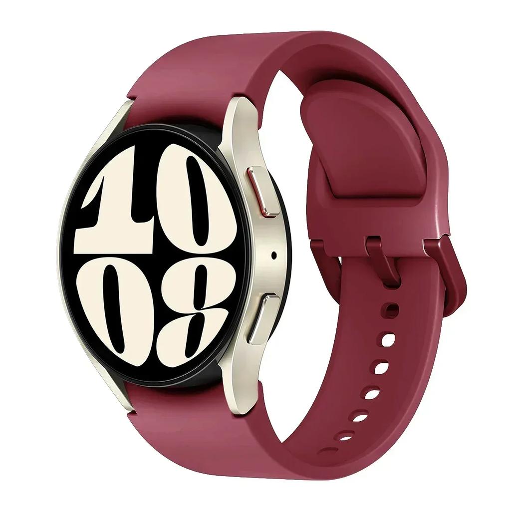 No Gaps 20mm Silicone Band for Samsung Galaxy Watch 7 6 4 Classic 42mm 46mm 43mm Strap for Galaxy Watch 4 5 Pro 6 Watchband