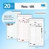 Qing Lian Q Series 48K Multi-Part Copy Order Book for Restaurants, BBQs, and Hot Pot Establishments