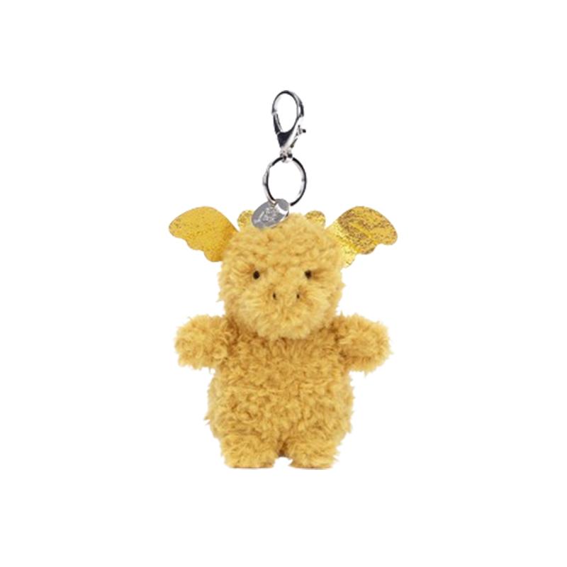 JELLYCAT Mythical Animal Series Cute Cute Little Dragon Bag Ornament Companion Healing Doll Plush Pendant 18cm Height