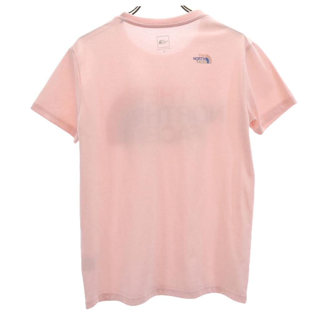 The North Face Short Sleeve T-shirt M Pink Outdoor NTW31931 Women Used